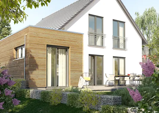 Einfamilienhaus-Bodensee-129-Kubus-Holz-Gartenansicht