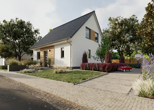 Einfamilienhaus-Flair-110-Strasse-Weiss-Holz
